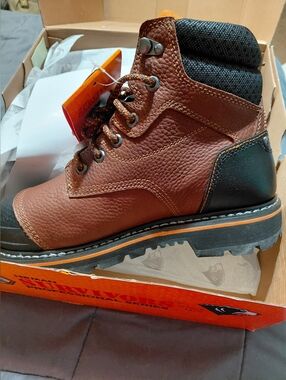 HERMAN SURVIVORS - SIZE: 7.5 Pro Series Shoveler 6" Steel Toe Work Boots - NEW!